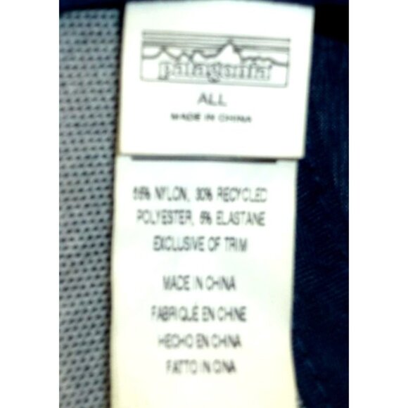 Patagonia Spellout Logo Netplus Blue Adjustable Snapback Hat - Picture 9 of 10